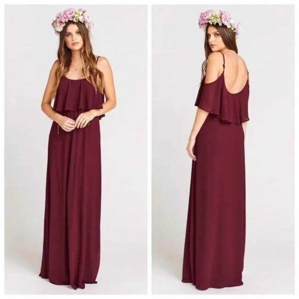 Show Me Your Mumu Caitlin Ruffle Maxi Dress